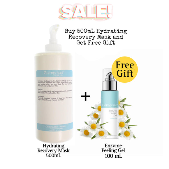 Gelmersea Hydrating Recovery Mask (Cool & Calm Gel) and Get Free Gift (Enzyme Peeling Gel 200mL)