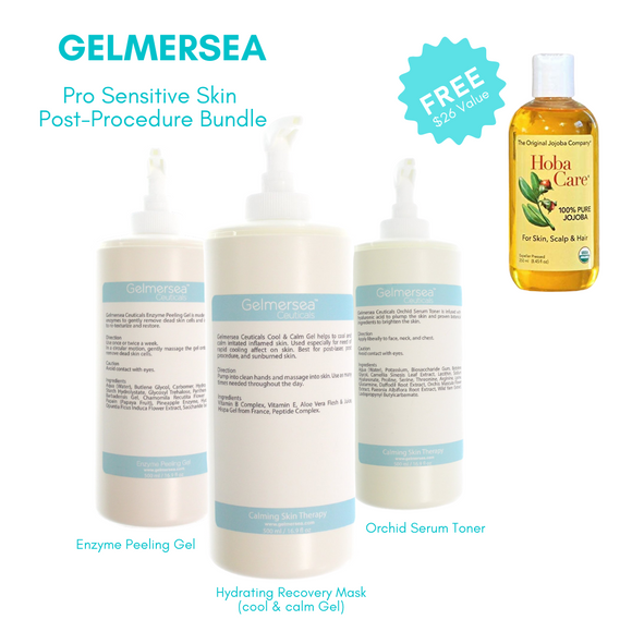 Gelmersea Ceuticals Professional Sensitive Skin Post Procedure Set