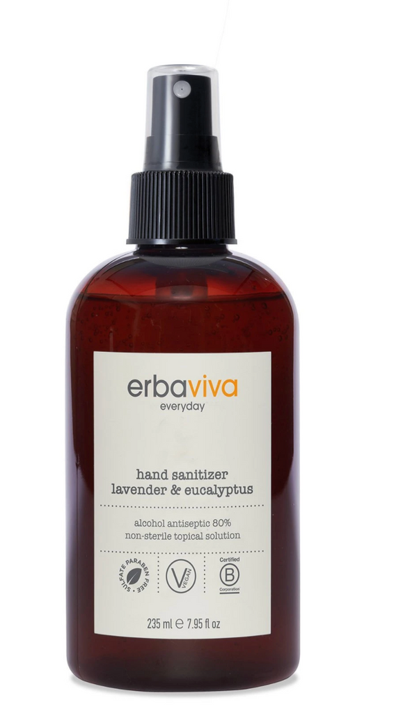 Erbaviva Lavender & Eucalyptus Hand Sanitizer  235mL/ 7.95 oz