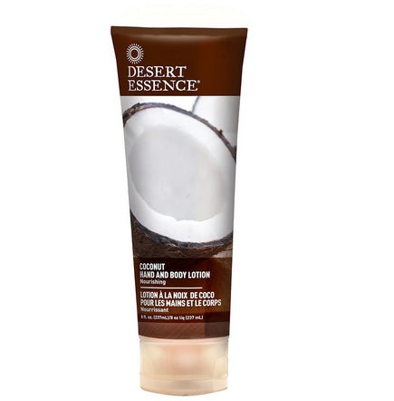 Desert Essence Organic Coconut Hand and Body Lotion 8ft oz 237ml