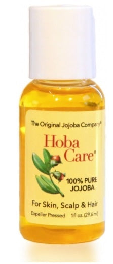Hoba Care Jojoba Oil 100% Organic Travel Size 1 fl oz