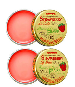 Smith's Rosebud Salve Strawberry Tin Pack of 2